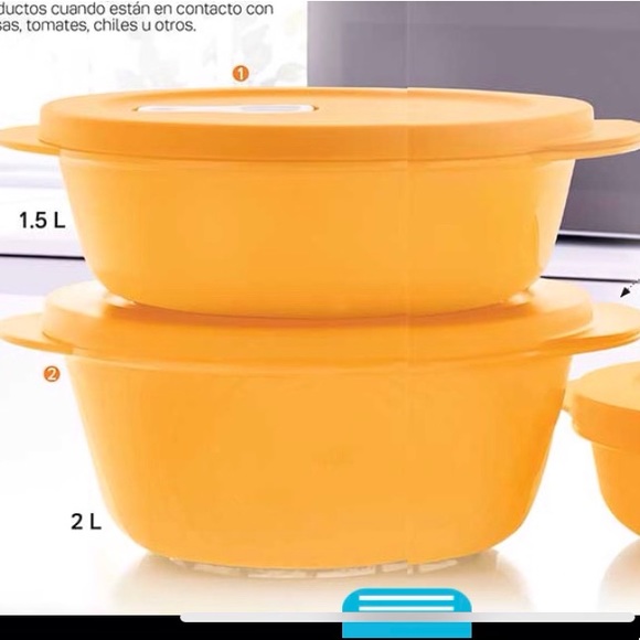 Tupperware Crystal Flash Containers Set of 3 - Picture 8 of 10